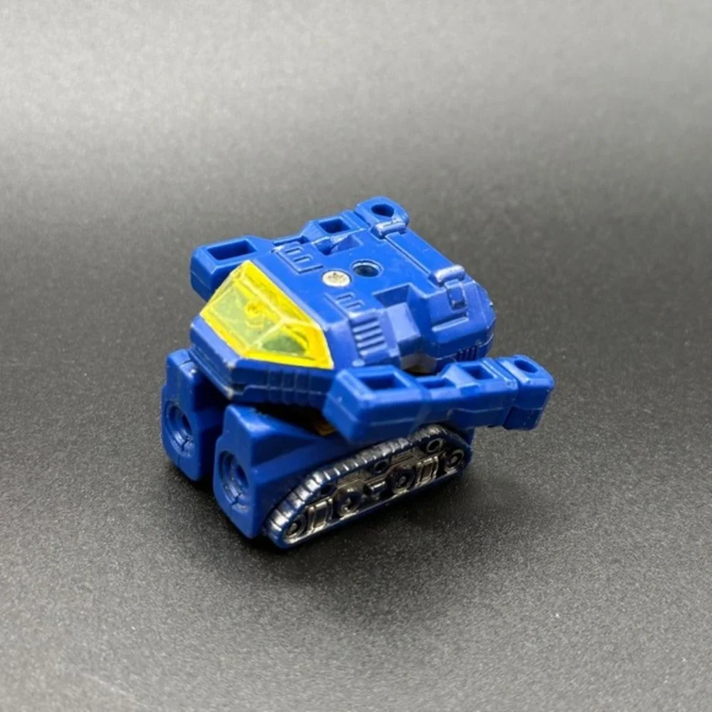Vintage 1983 Gobots Enemy Tank MR-02 02‎ Blue Robot Bandai Vehicle Toy